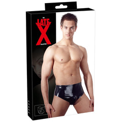 LateX Briefs with Anal Plug