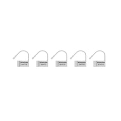 Man Cage White Spare Locks x5