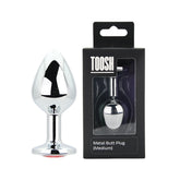 toosh-silver-metal-butt-plug-medium-red-stone