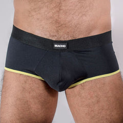 MACHO - MS24R BRIEF UNDERPANTS DARK RED XL