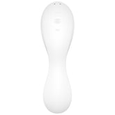 SATISFYER - CURVY TRINITY 5 AIR PULSE STIMULATOR & VIBRATOR APP WHITE