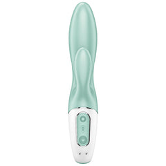 SATISFYER - AIR PUMP BUNNY 5+ INFLATABLE RABBIT VIBRATOR APP GREEN