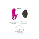 XOCOON - COUPLES STIMULATOR RING FUCHSIA