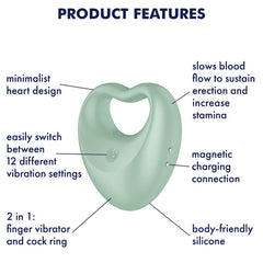 SATISFYER - PERFECT PAIR 3 GREEN