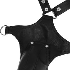 FETISH SUBMISSIVE ATTITUDE - MENS V-SHAPED ECO-LEATHER HARNESS