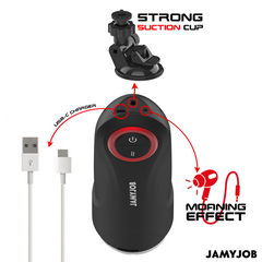 JAMYJOB - GRAVITY AUTOMATIC VAGINA MASTURBATOR 5 THRUSTING MODES AND SOUND EFFECT