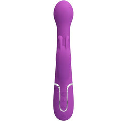 PRETTY LOVE - DEJON 3 IN 1 MULTIFUNCTION RABBIT VIBRATOR PURPLE