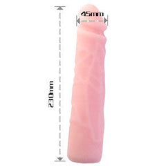 BAILE - REALISTIC SKIN TOUCH SILICONE DILDO 23 CM