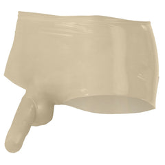LateX Boxers With Penis Sleeve Clear