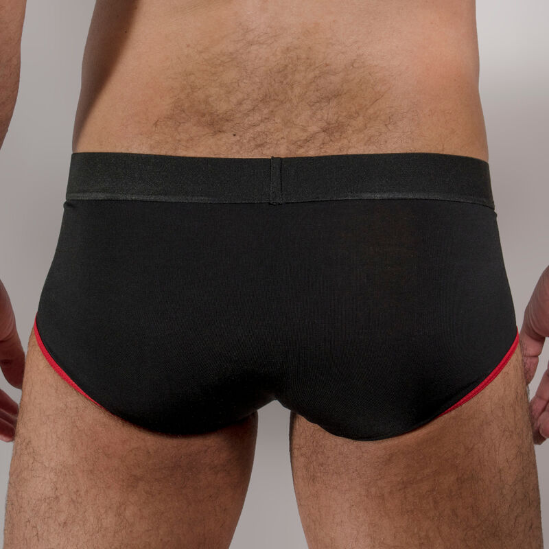 MACHO - MS24R BRIEF UNDERPANTS DARK RED XL