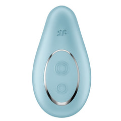 SATISFYER - DIPPING DELIGHT LAY-ON VIBRATOR BLUE