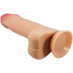 PRETTY LOVE - SLIDING SKIN SERIES REALISTIC DILDO WITH SLIDING SKIN SUCTION CUP 20.6 CM