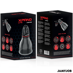 JAMYJOB - XPAND LITE AUTOMATIC TESTICLE PUMP 3 LEVELS OF STIMULATING WAVES GREY