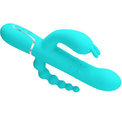 PRETTY LOVE - CAMMY 4 IN 1 MULTIFUNCTION TRIPPLE RABBIT VIBRATOR  BLUE
