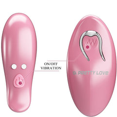 PRETTY LOVE - CAILEY NIPPLE CLAMPS 10 VIBRATIONS REMOTE CONTROL PINK