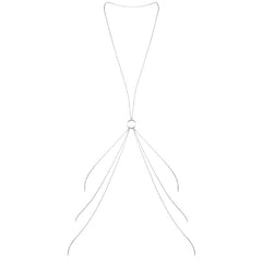 BIJOUX - MAGNIFIQUE METAL CHAINS FOR THE BODY 8 SILVER