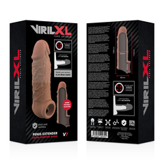 VIRILXL - LIQUID SILICONE V7 BROWN PENIS EXTENSION