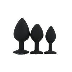 toosh-silicone-butt-plug-black-set-of-3-clear-stone